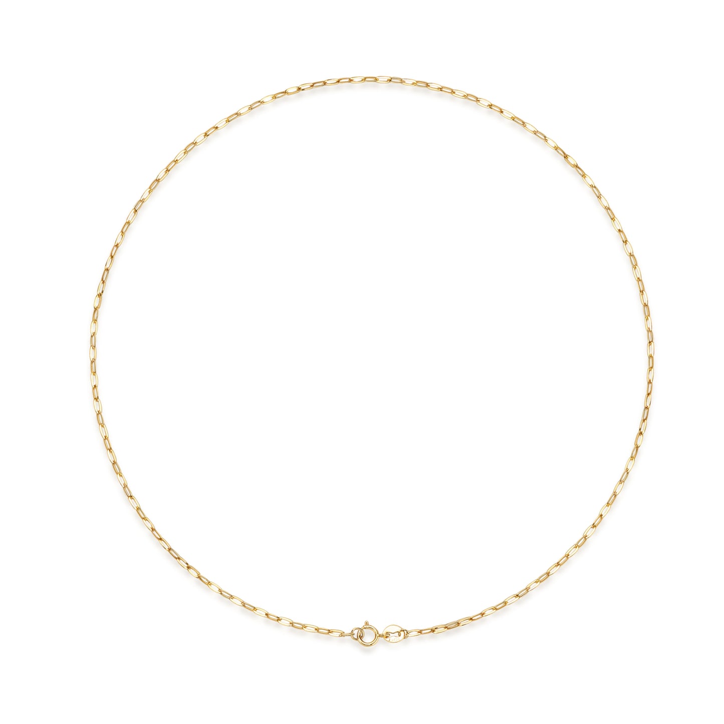 Paperclip Gold Chain