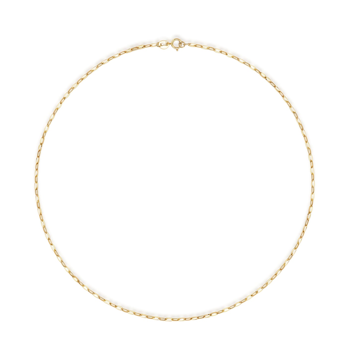 Paperclip Gold Chain