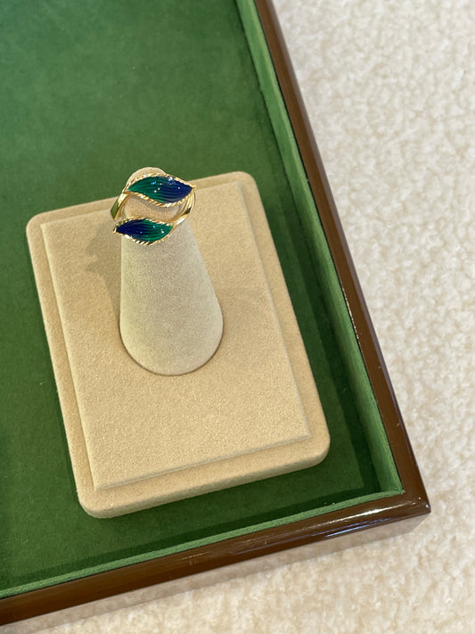 Toi Et Moi Enamel RING-GREEN