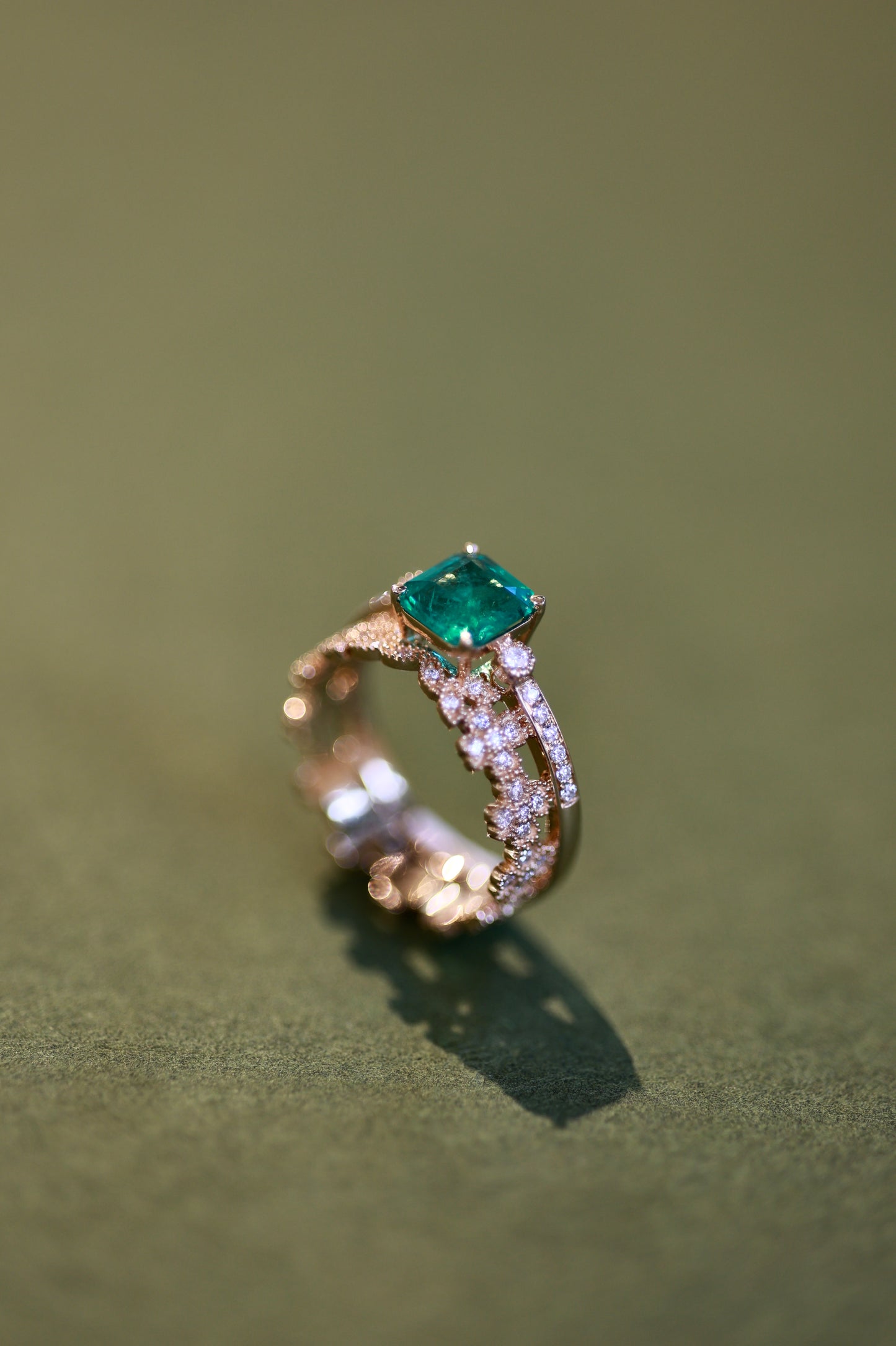 Island Princess Emerald Ring