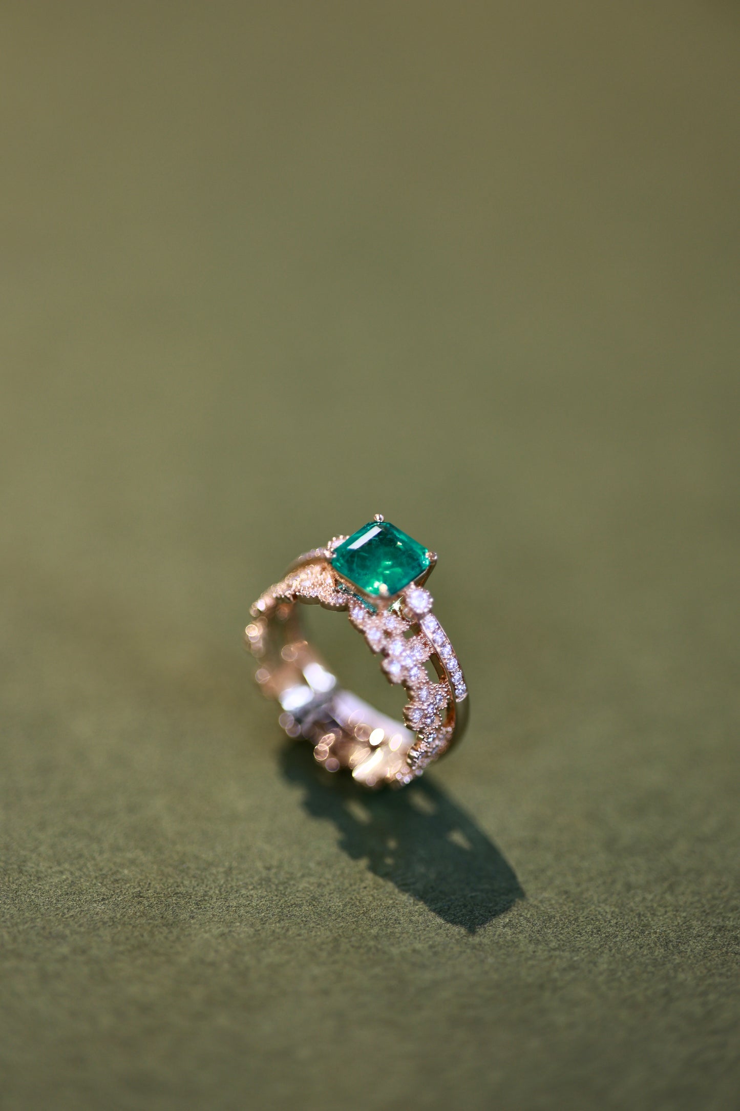 Island Princess Emerald Ring