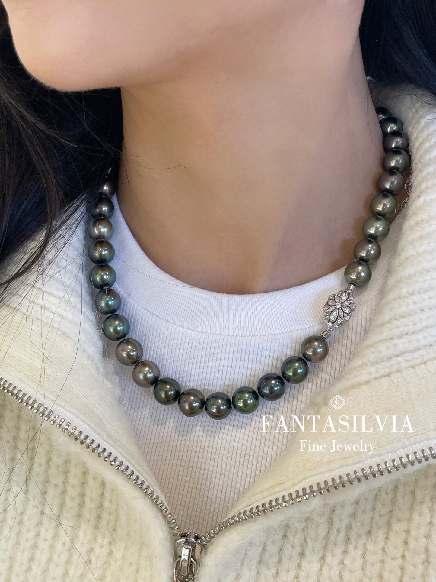 Tahitian Peacock Pearl Strand