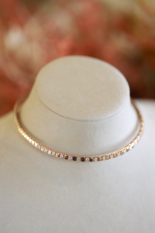 Luna di Eleganza 18K Gold Choker