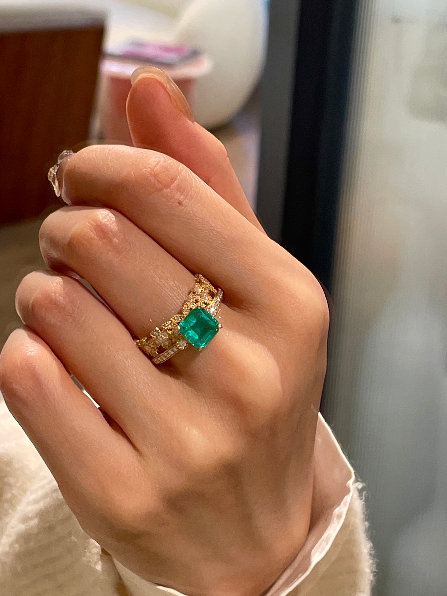 Island Princess Emerald Ring
