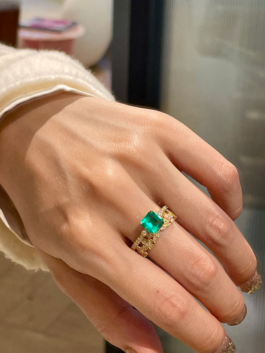 Island Princess Emerald Ring