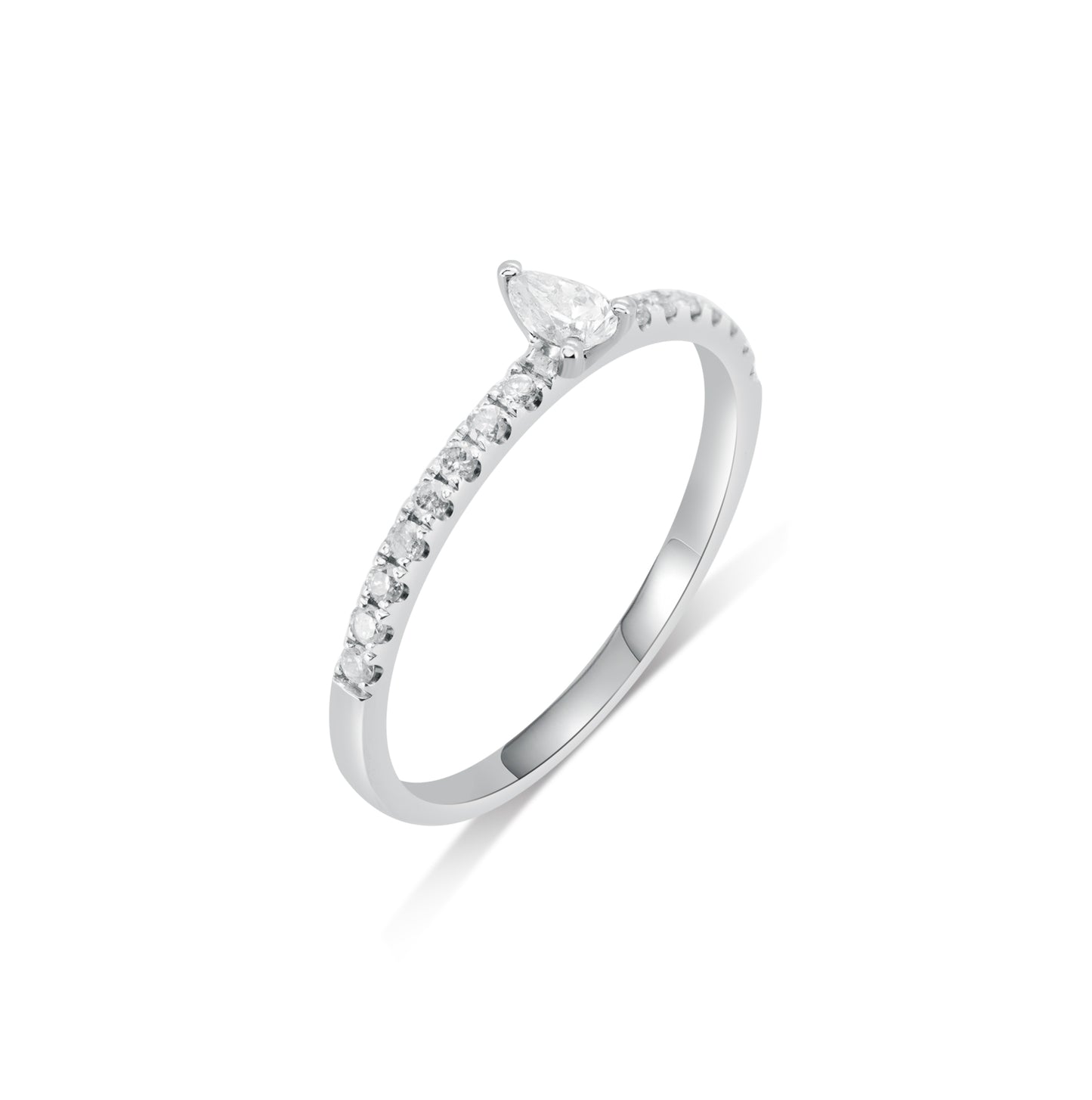 Pear Shape Diamond Ring