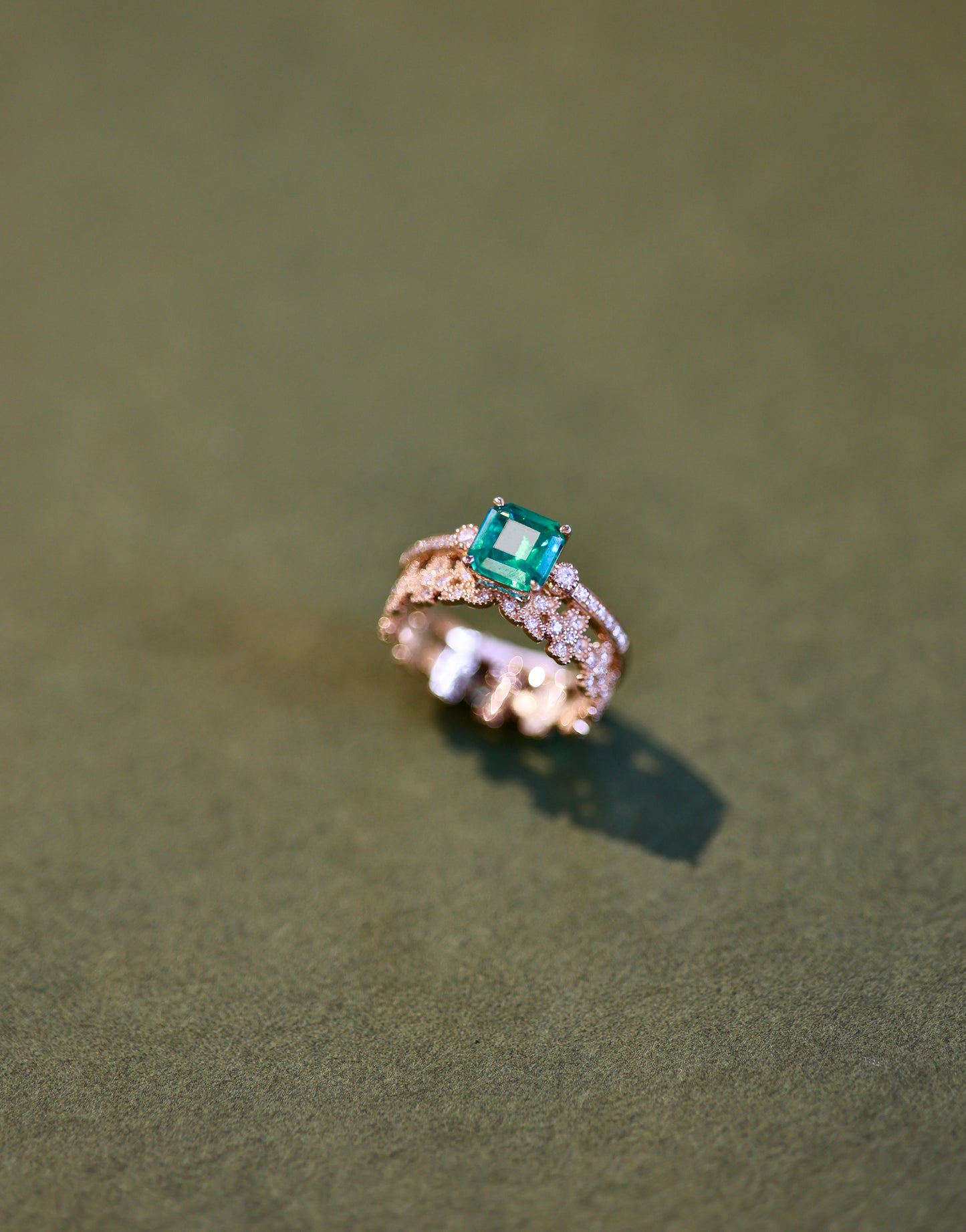 Island Princess Emerald Ring