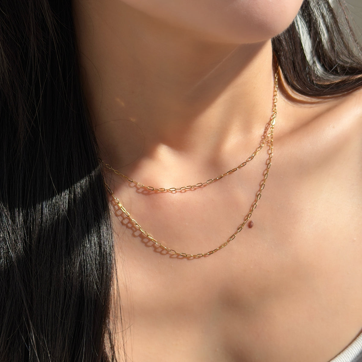 Paperclip Gold Chain Fantasilvia Jewelry