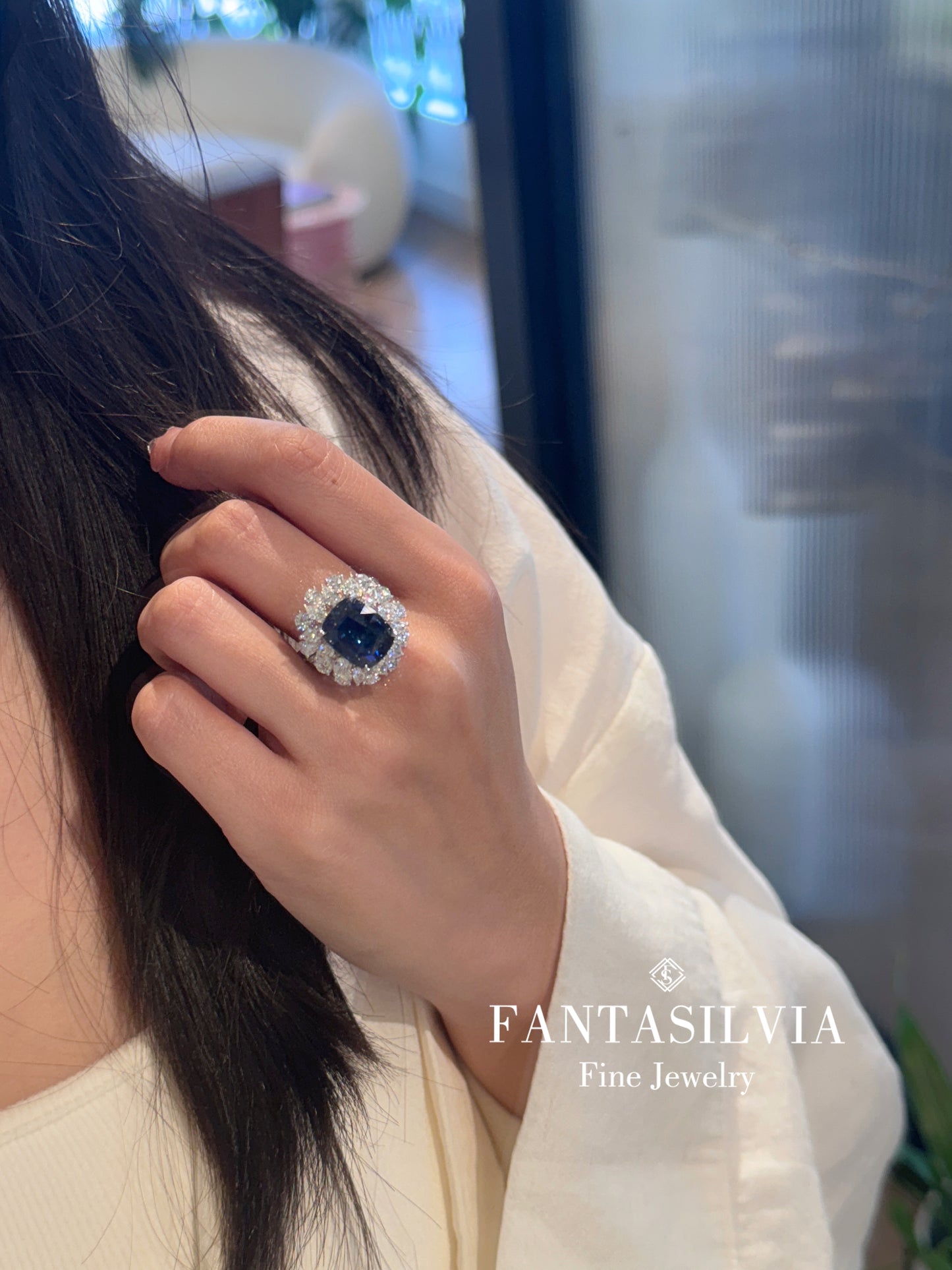 18K Royal Horizon Sapphire & Diamond Ring