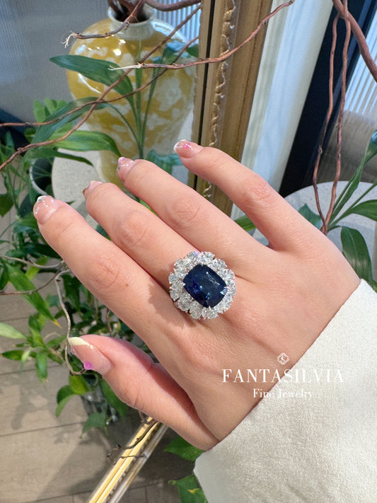 18K Royal Horizon Sapphire & Diamond Ring
