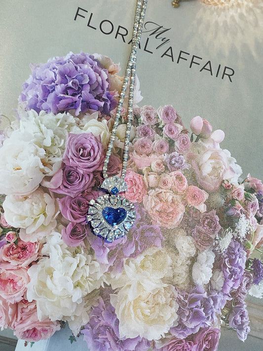 Eternal Heart Natural Sapphire Pendant