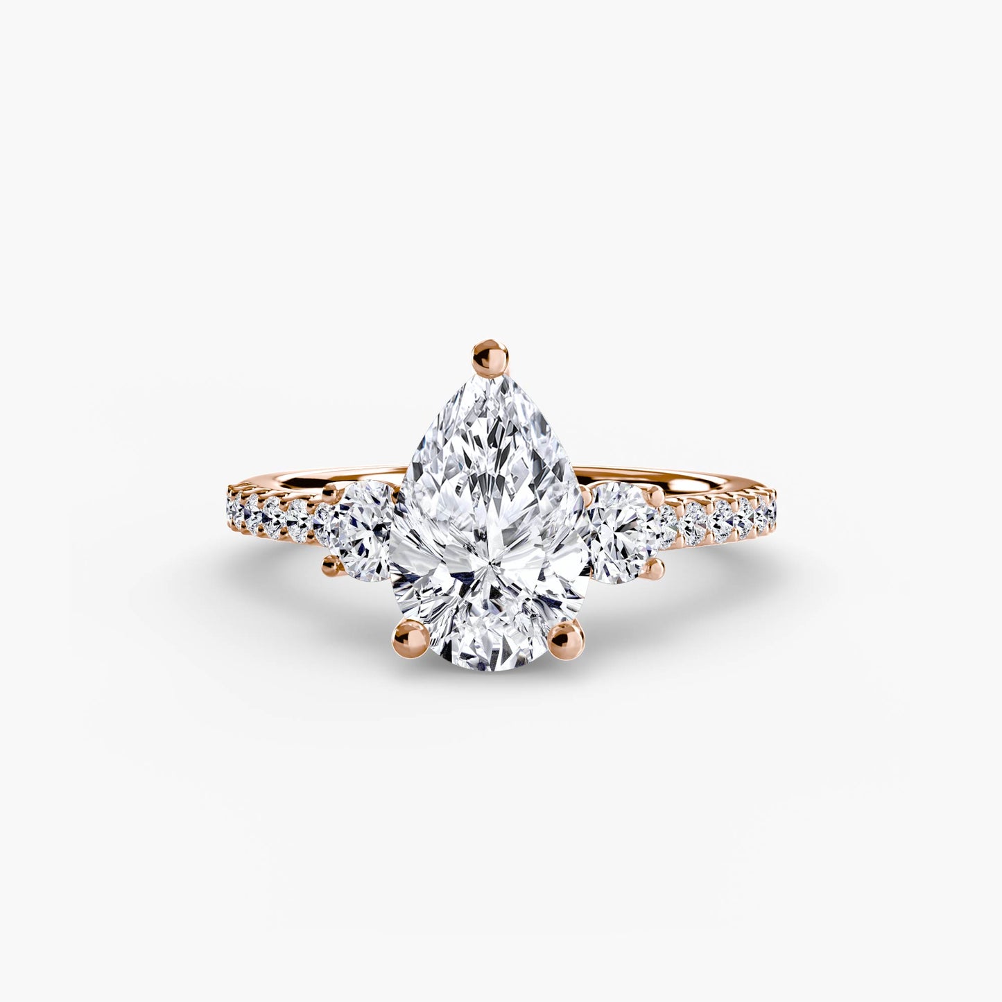 The Fancy Three Stone Ring Fantasilvia Jewelry