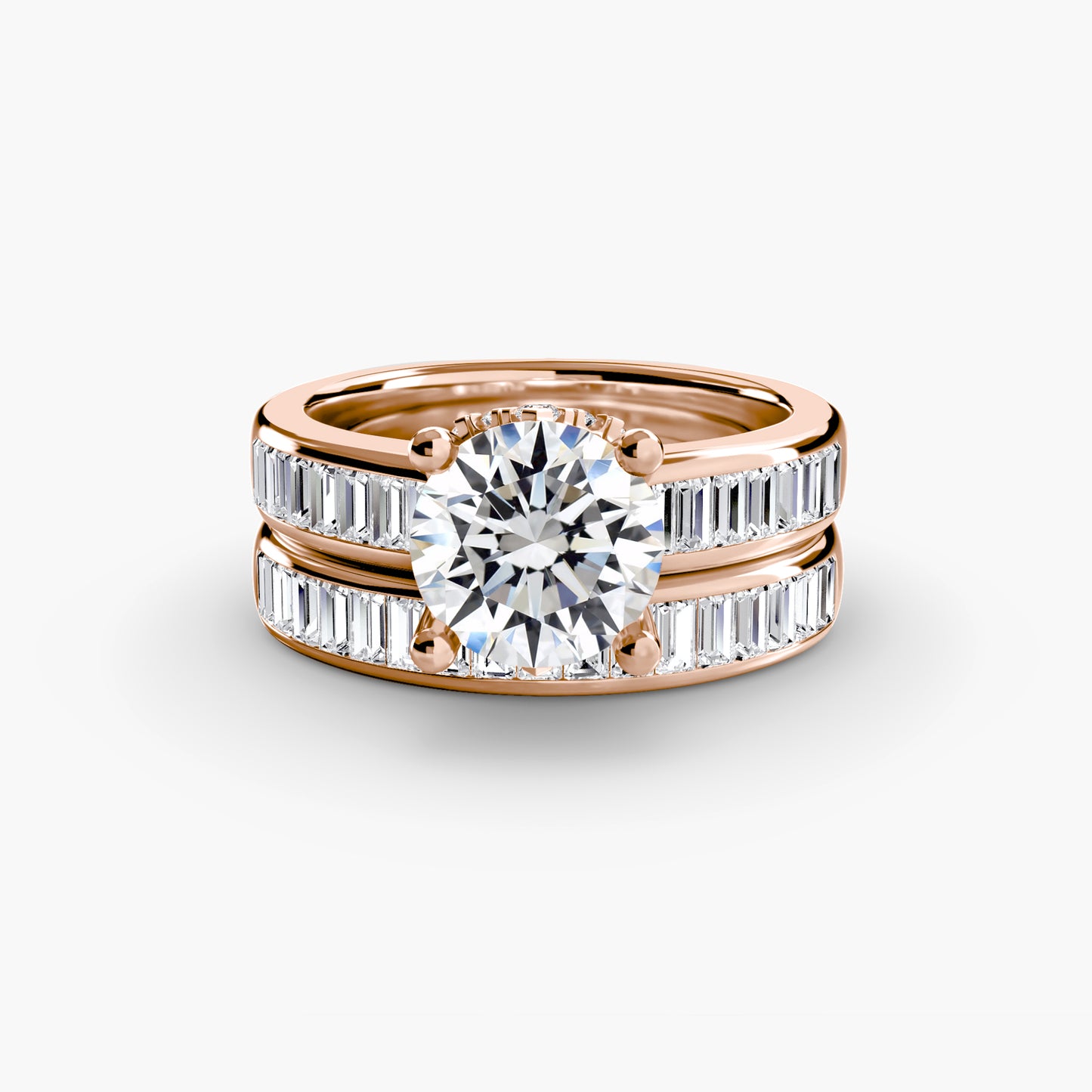Baguette Channel Solitaire Fantasilvia Jewelry