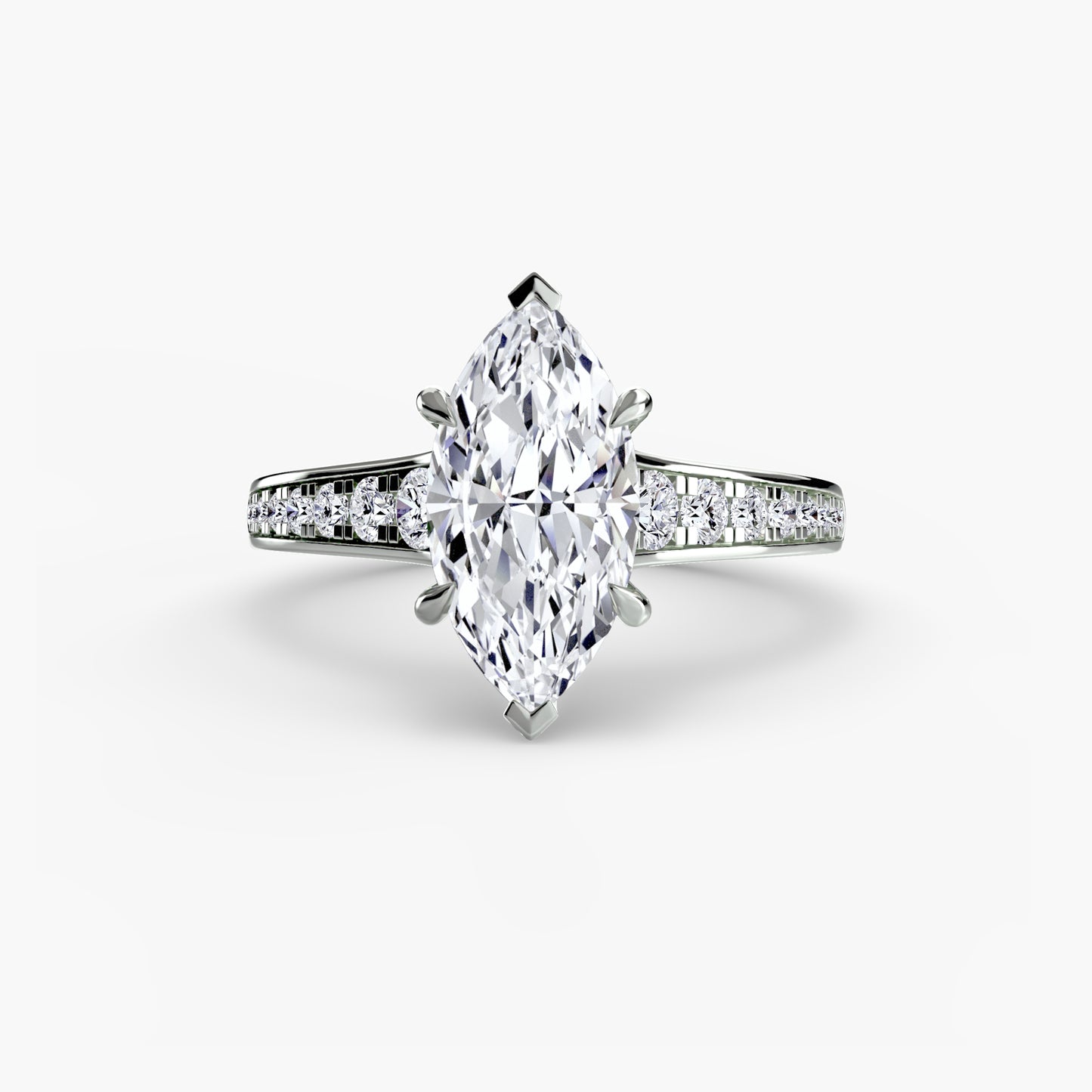 The Sparkly Channel Ring Fantasilvia Jewelry