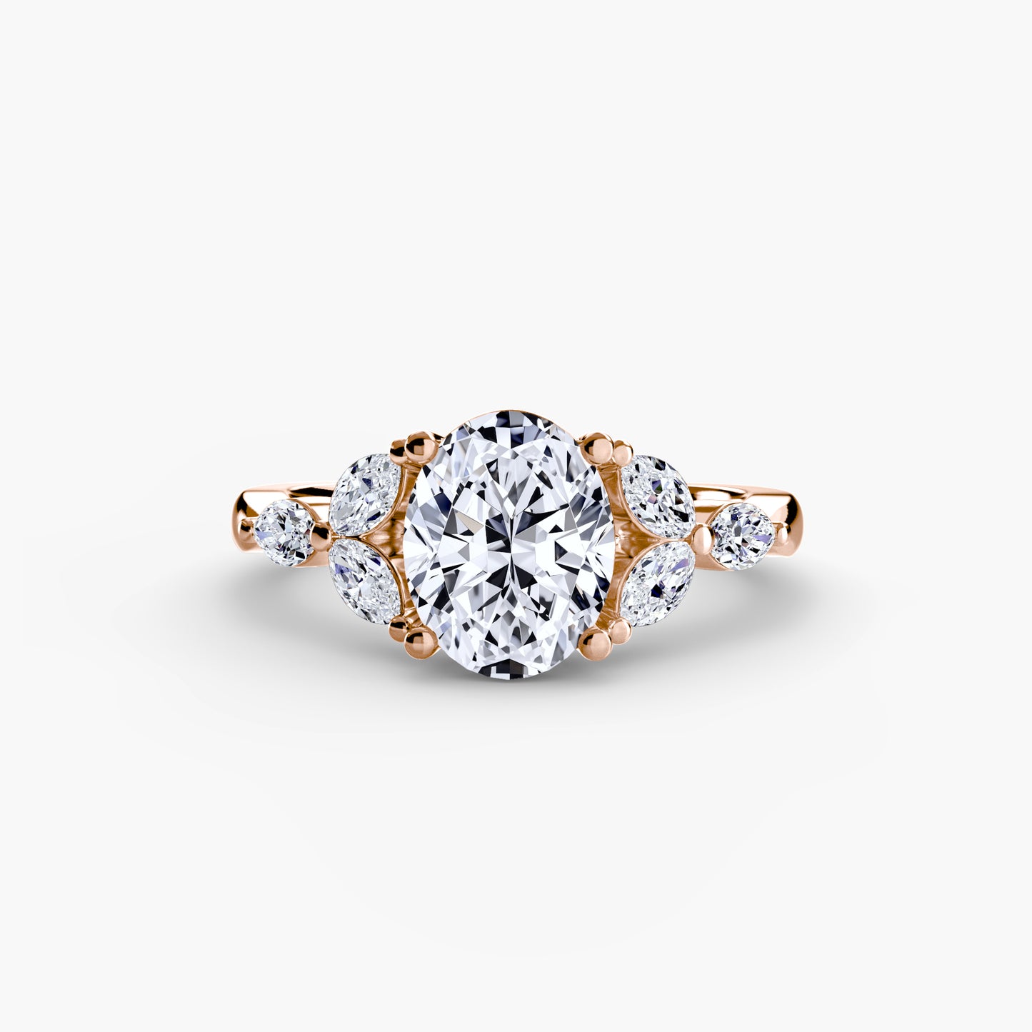 The Shoulder Cluster Ring Fantasilvia Jewelry