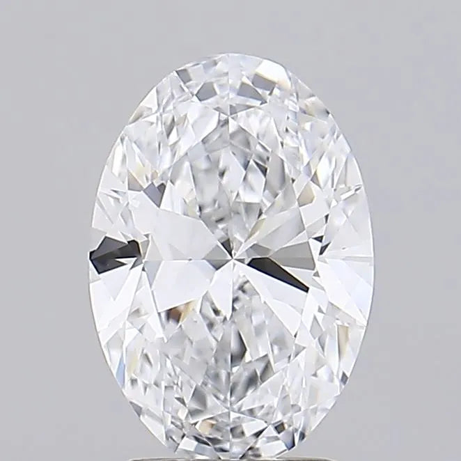 1.50ct Oval Lab Grown Diamond (Colour D, Clarity FL, IGI Certified)