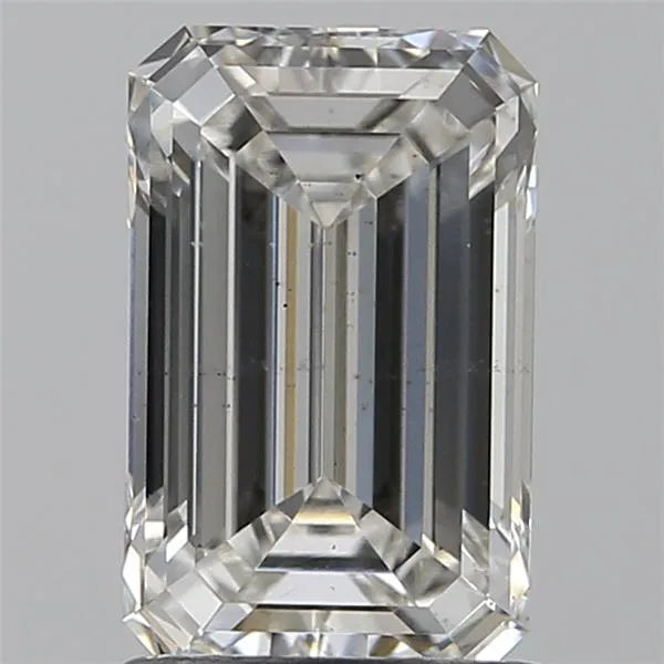 1.53ct Emerald Lab Grown Diamond (Colour G, Clarity SI1, IGI Certified)