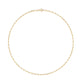 Simple and elegant 18K yellow gold chain necklace with a minimalist design. Perfect for everyday wear, layering, or pairing with pendants.
