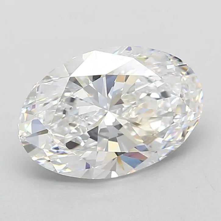 3.00ct Oval Lab Grown Diamond (Colour D, Clarity VVS1, IGI Certified)