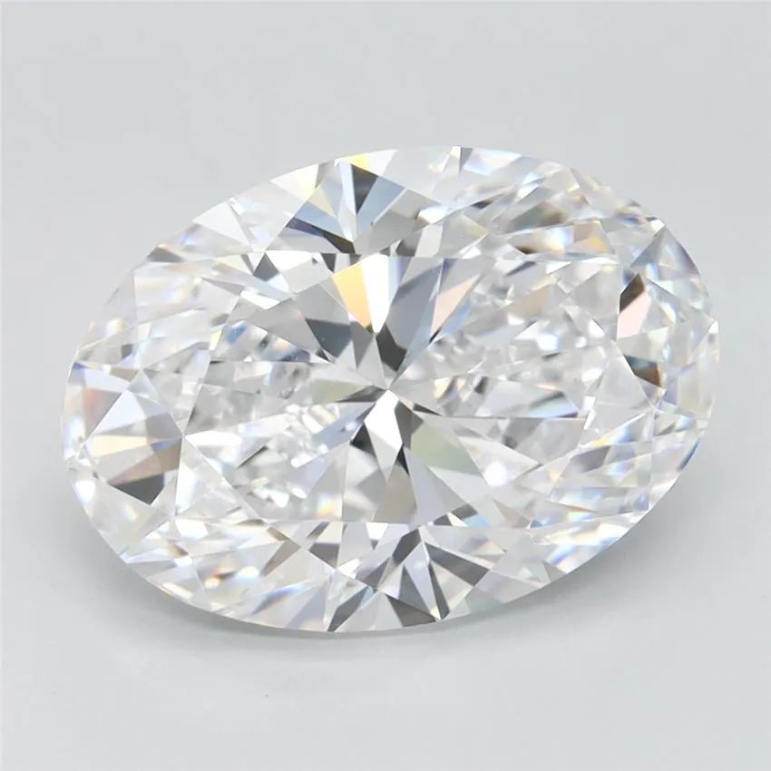 3.20ct Oval Lab Grown Diamond (Colour D, Clarity IF, IGI Certified)