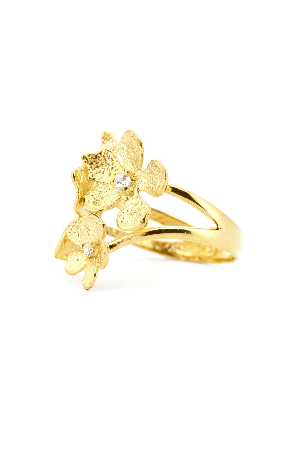 The"Golden Trio" Bloom Ring
