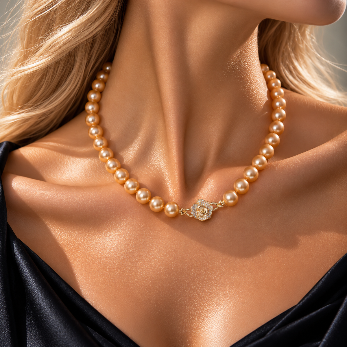 South Sea Golden Pearl Strand Fantasilvia Jewelry