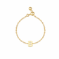 Plain Gold Initial Chain Ring