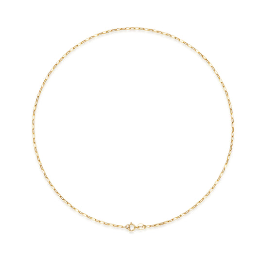 Paperclip Gold Chain