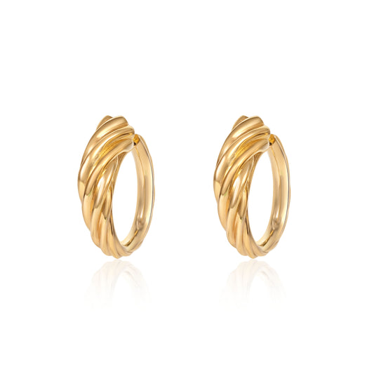 Polished Gold Ear Cuff