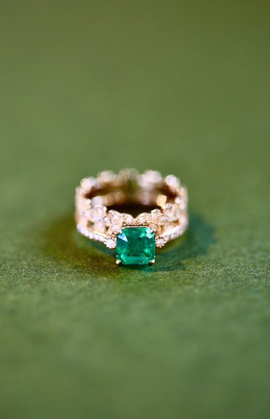 Island Princess Emerald Ring