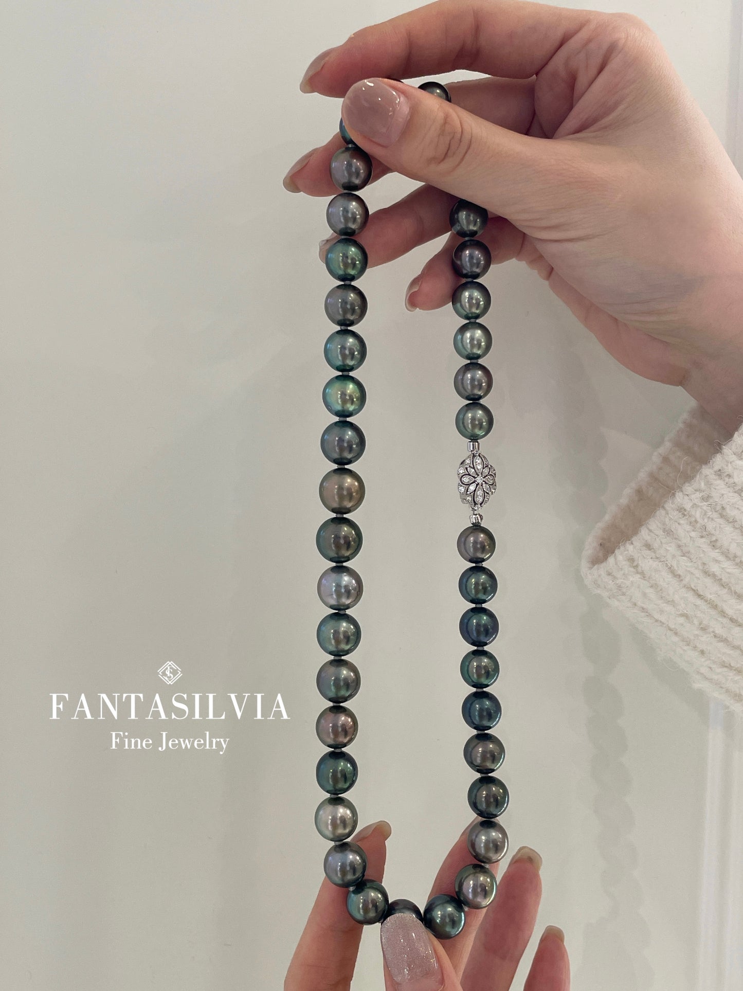 Tahitian Peacock Pearl Strand