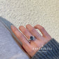 Oval Tanzanite & Diamond Ring Fantasilvia Jewelry