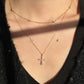 Double Cross Necklace