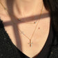 Double Cross Necklace