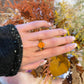 Spessartine Solitaire Ring Fantasilvia Jewelry