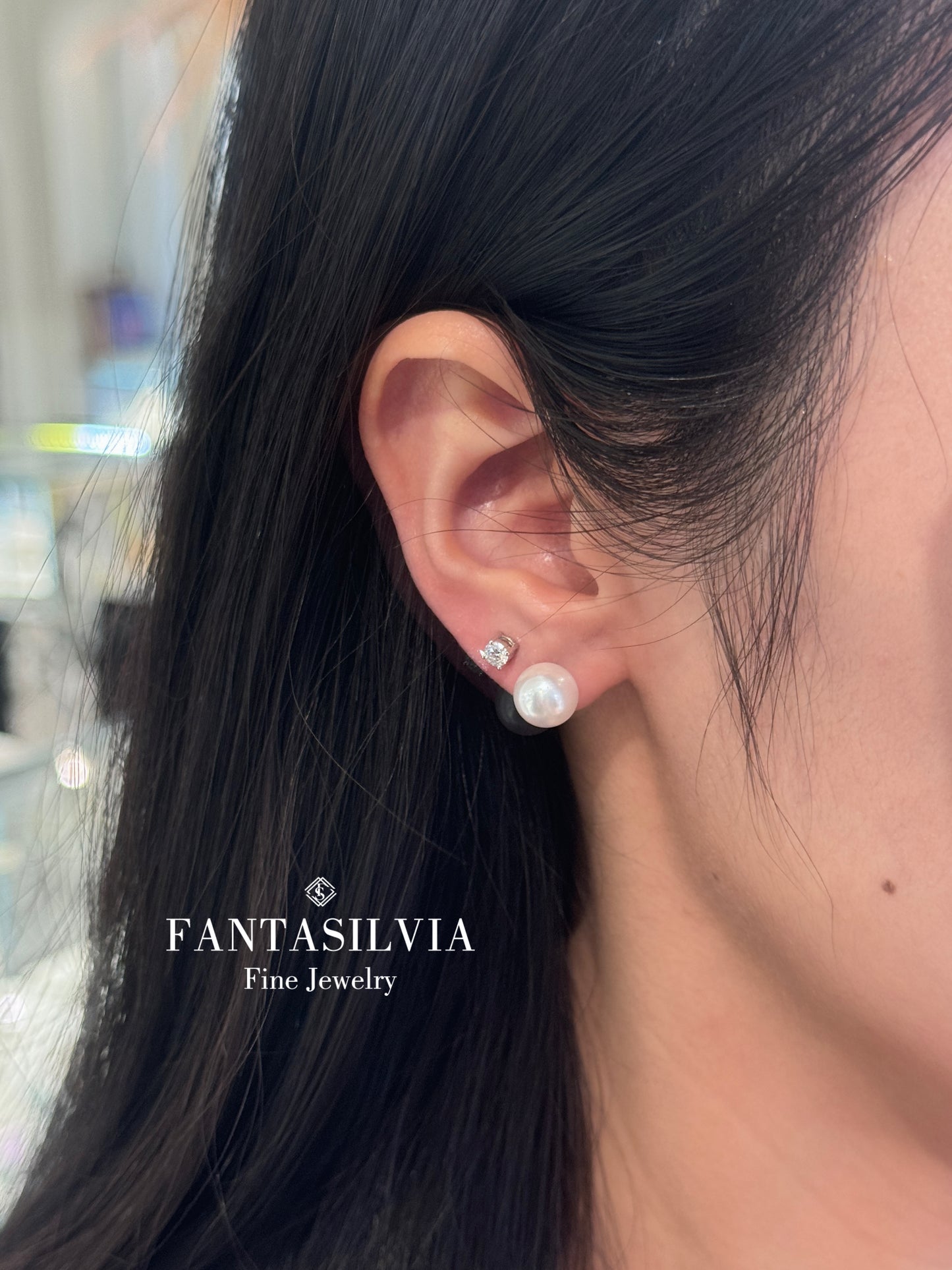 Akoya Stud Earrings