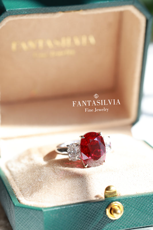 Magnificent Ruby & Diamond Ring