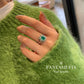 18K Emerald Sparkle Ring