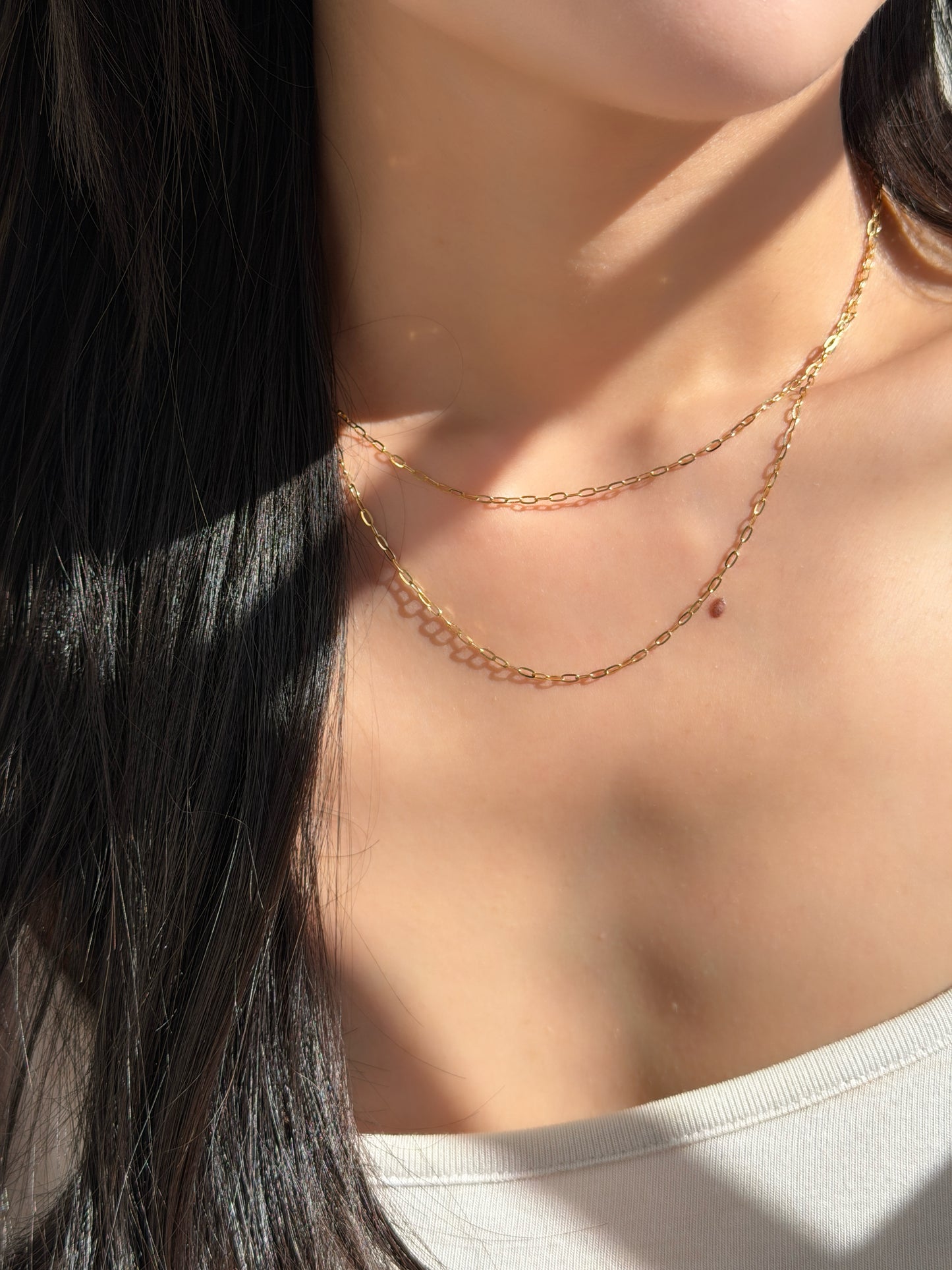 Paperclip Gold Chain