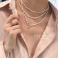 Three-Layer Freshwater Pearl Strand Necklace