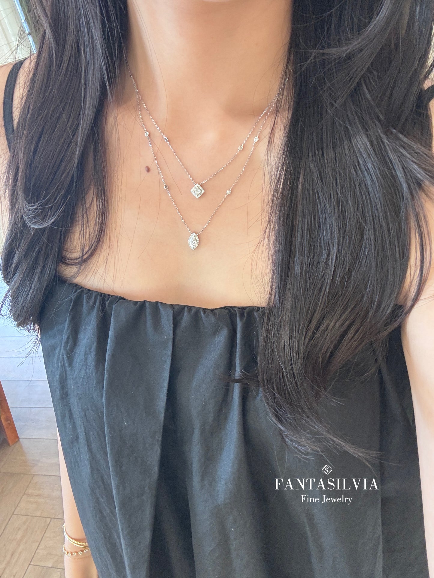 Collier Branches de Diamants