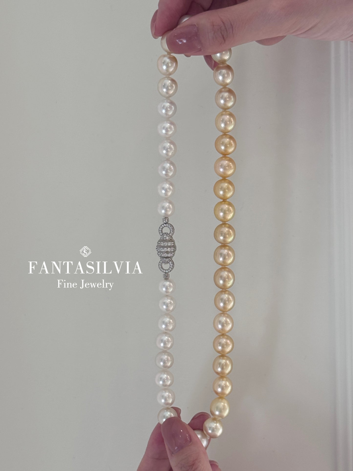 Gradient South Sea Pearl Strand Necklace