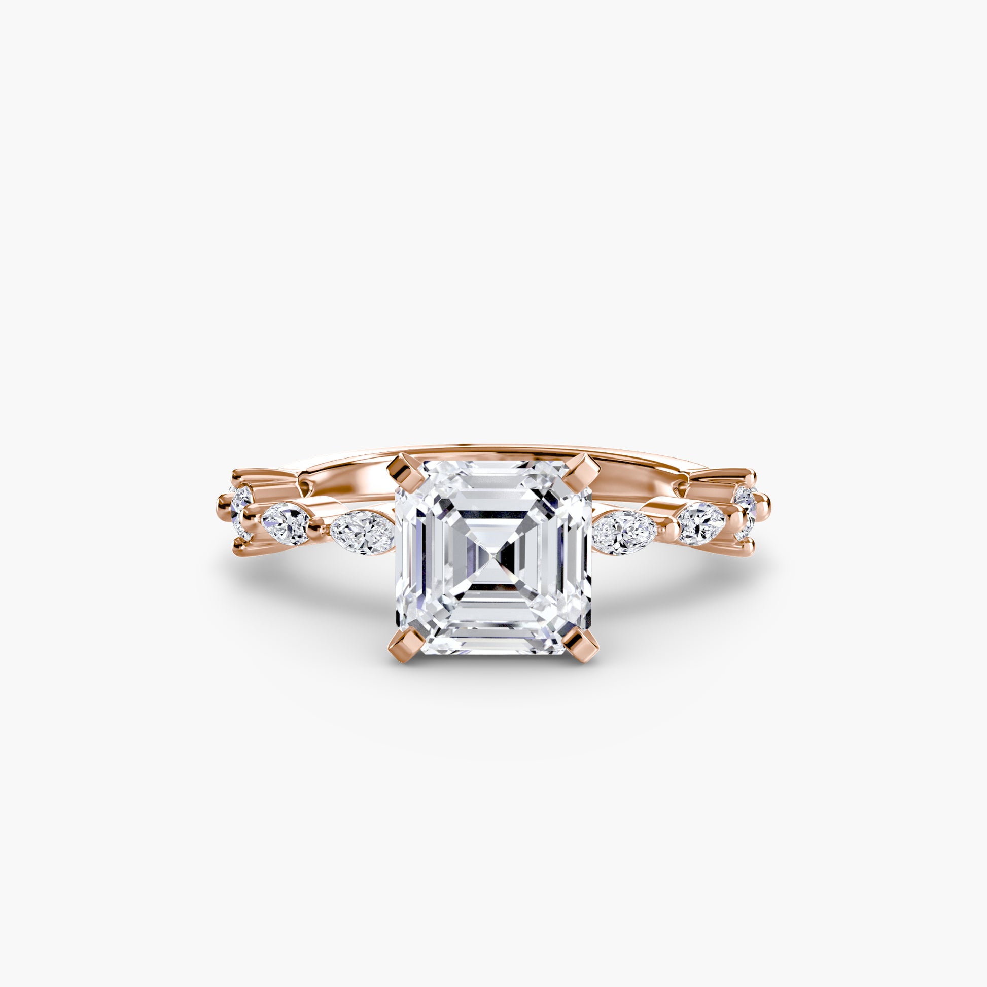 Solitaire with Eternity Pavé Fantasilvia Jewelry
