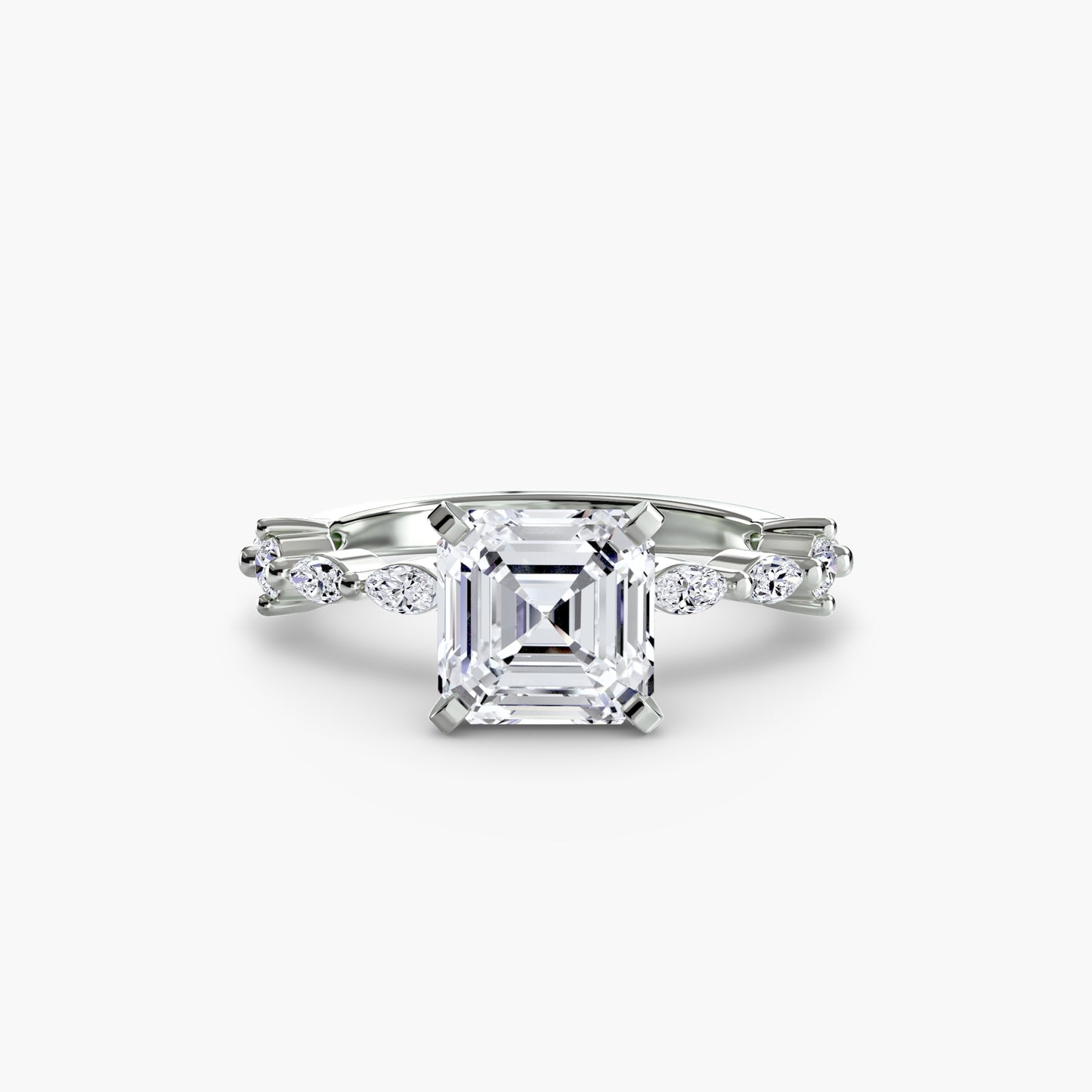 Solitaire with Eternity Pavé Fantasilvia Jewelry