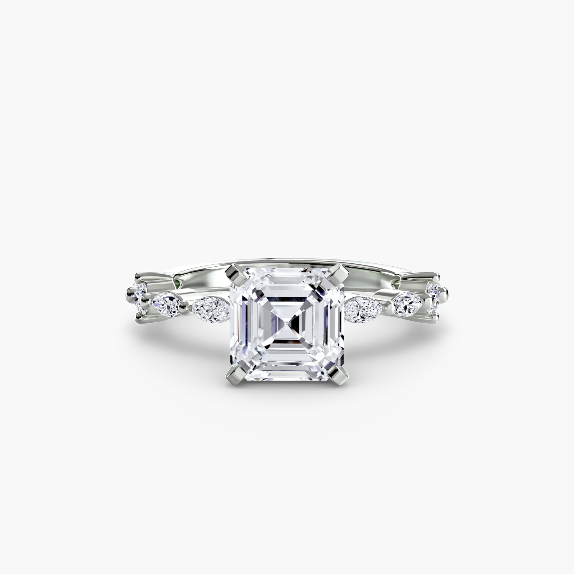 Solitaire with Eternity Pavé Fantasilvia Jewelry