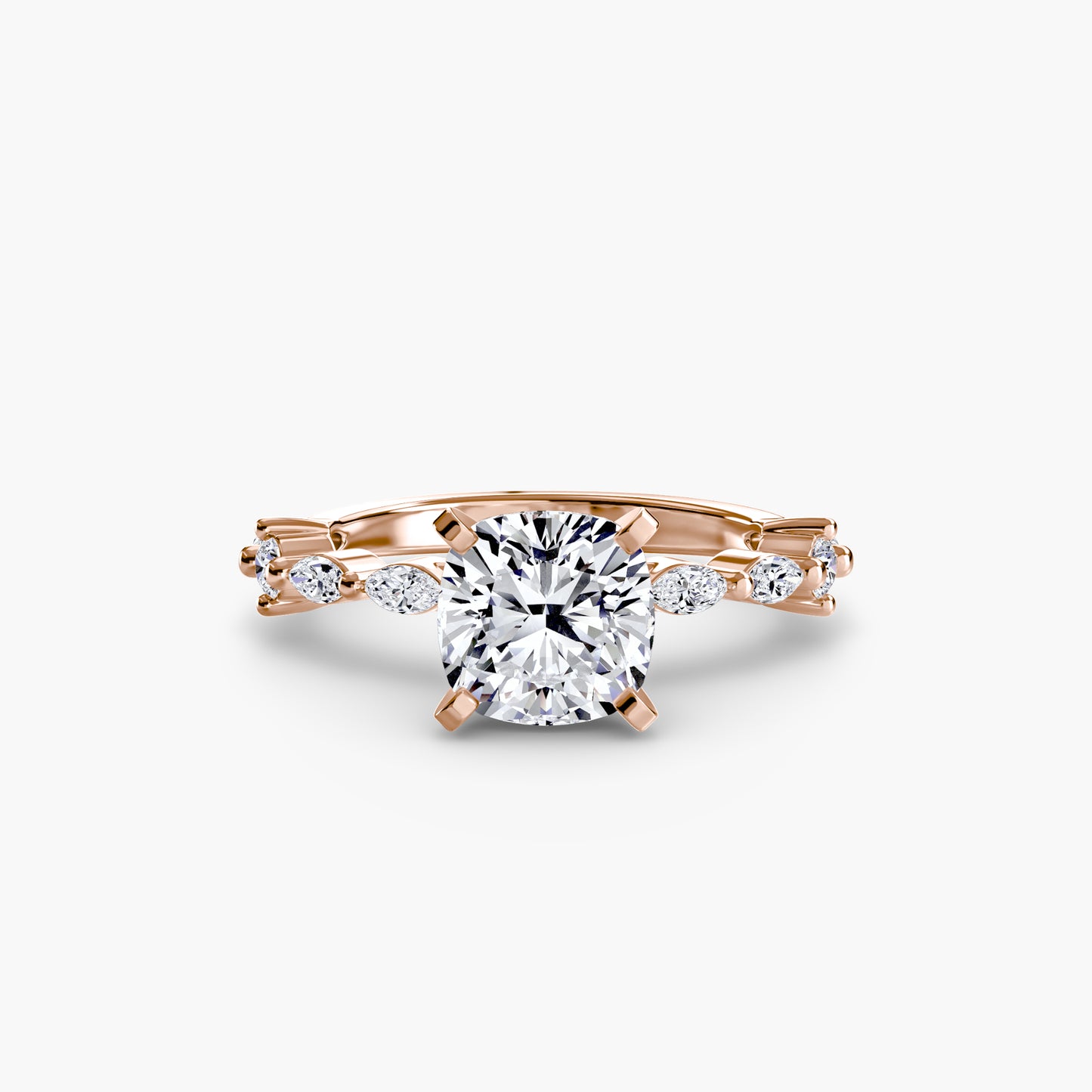 Solitaire with Eternity Pavé Fantasilvia Jewelry