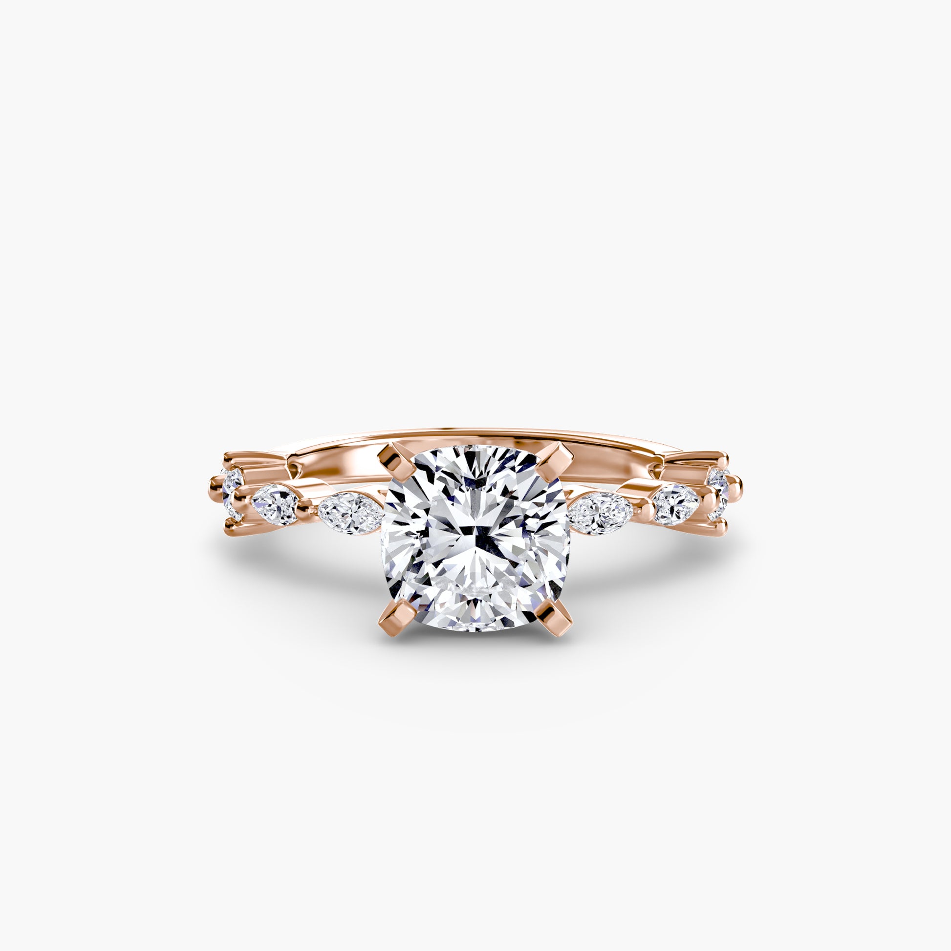 Solitaire with Eternity Pavé Fantasilvia Jewelry