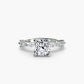 Solitaire with Eternity Pavé Fantasilvia Jewelry