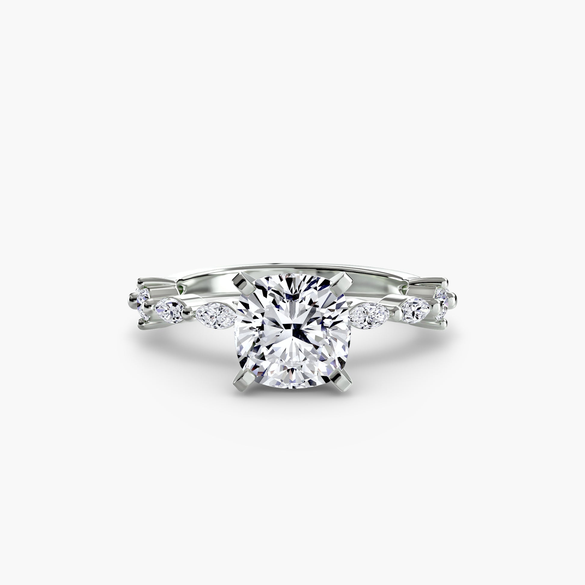 Solitaire with Eternity Pavé Fantasilvia Jewelry
