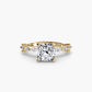 Solitaire with Eternity Pavé Fantasilvia Jewelry